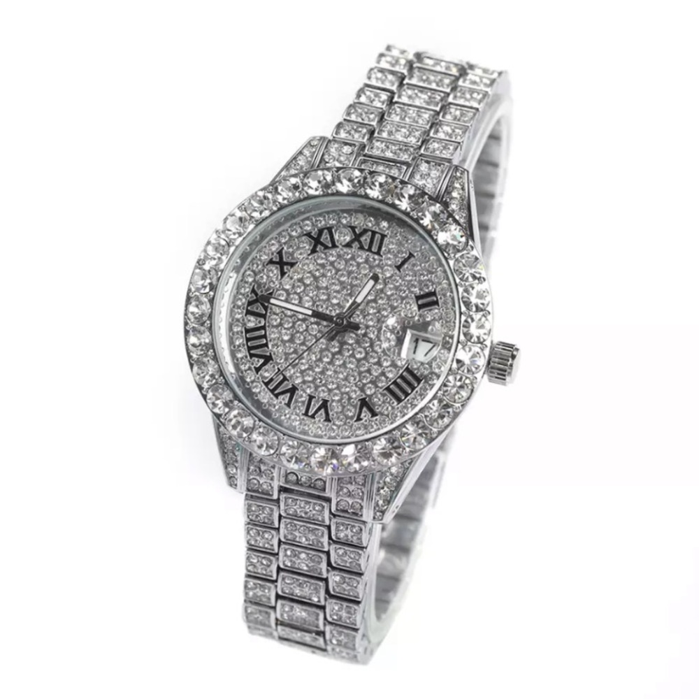 Iced Out Quartz Watch